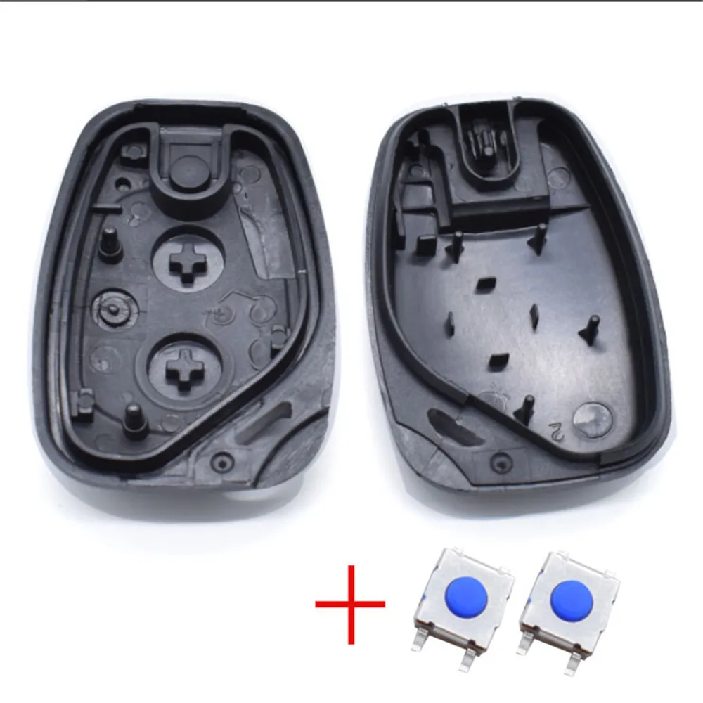 2 Button Pad Switch Remote Key Cover For Renault Kangoo Traffic Master Nissan Interstar Opel Vivaro Movano 2004 - 2009