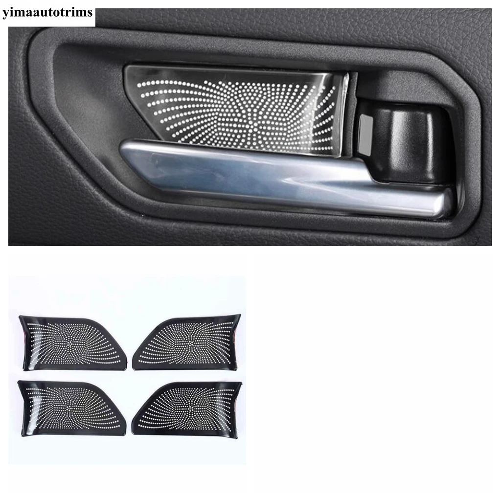 Car Inner Door Handle Bowl Frame Cover Trim Stainless Steel Accessories For Toyota Land Cruiser LC70 LC250 LC300 2023 2024 2025 - Image 3