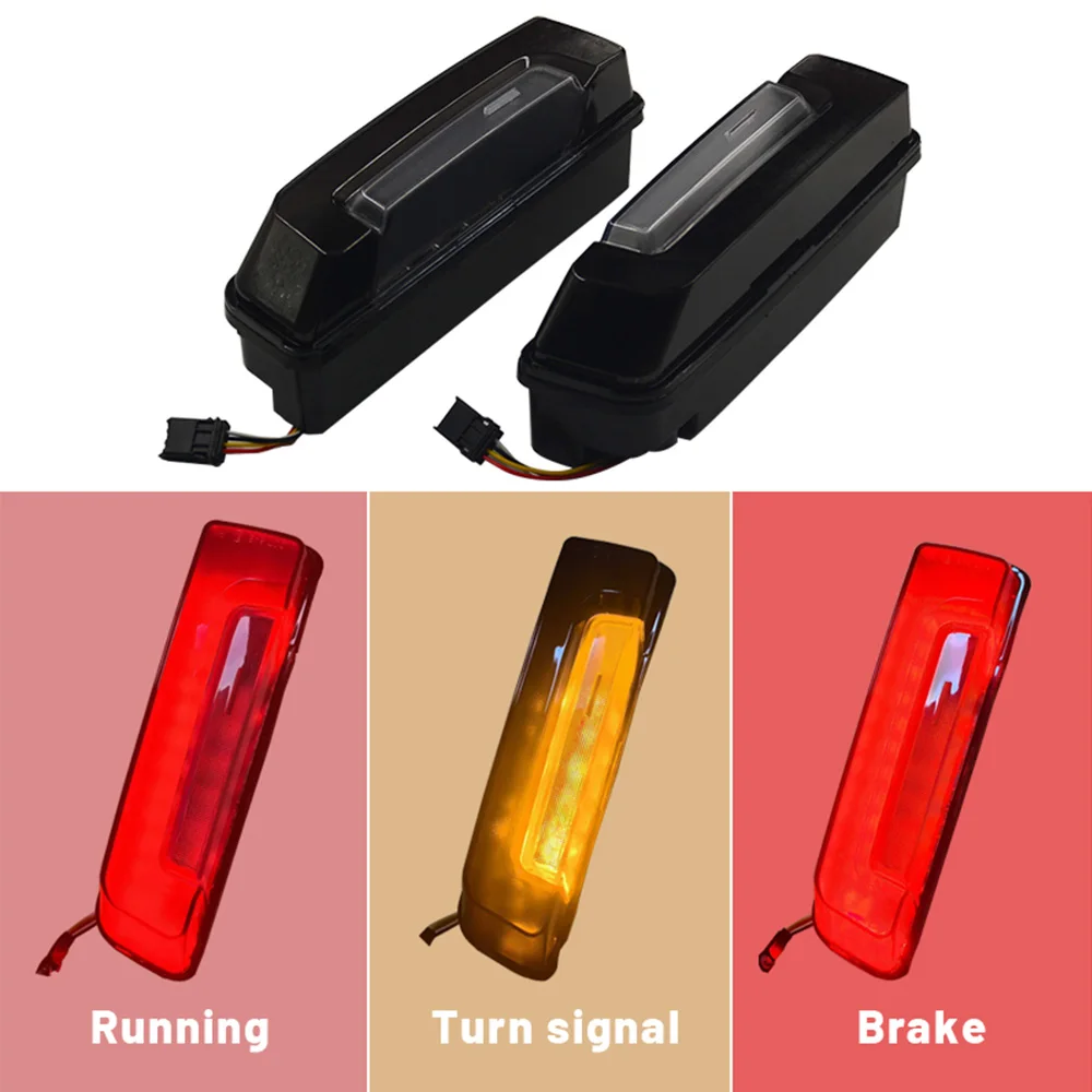 Motorcycle Accessories ABS LED Saddlebags Filler Turn Signal Light For Harley Touring 2024+