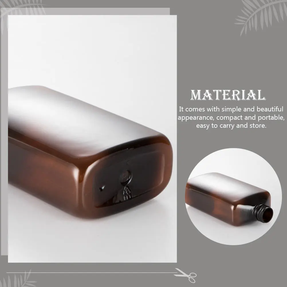 

4pcs Sub Bottles Plastic Portable Storage For Lotion Shampoo Shower Gel Refillable Container Multipurpose Travel Holder