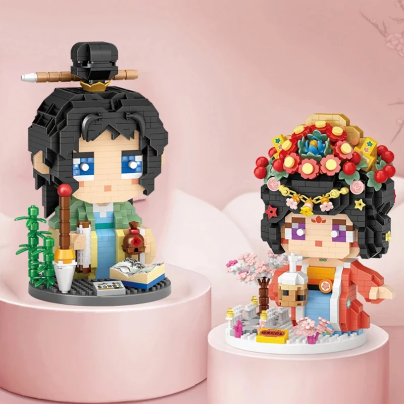 

LOZ Chinese Fashion Famous Chinese ancients Beauty Yang Kwei Fei Xi Shi Cartoon Style DIY Mini Blocks Bricks Building Toy No Box