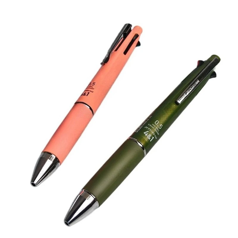 

Imported From Japan, UNI Gel Pen JETSTREAM New Model Medium Ball Pen 4+1 Ballpoint Pen Mechanical Pencil 0.5mm Office School