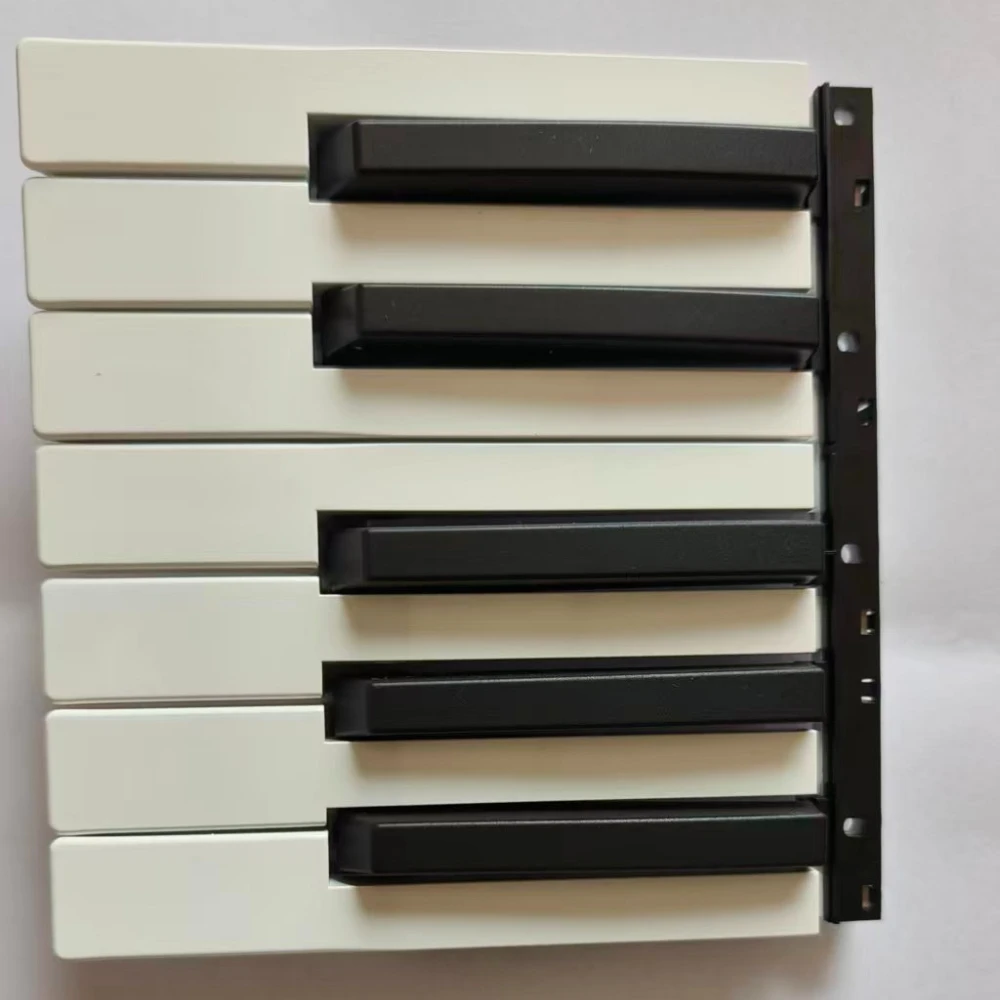 Tecla de teclado blanca, parte negra para Korg PA300 PA500 PA600 PA700 K-25 K-49 K-61 K-61P Korg Kross 61 Korg MicroX
