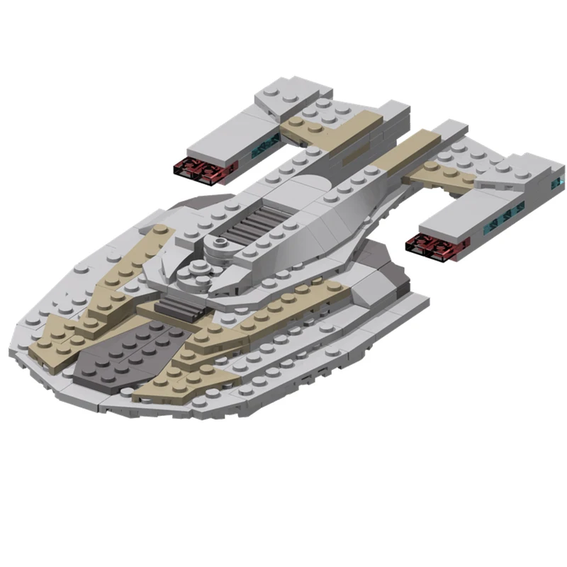 1305pcs MOC Space First Contact Battle Pack Smooth Edition Model Building Blocks Architecture Christmas Gift Toys Birthday Art