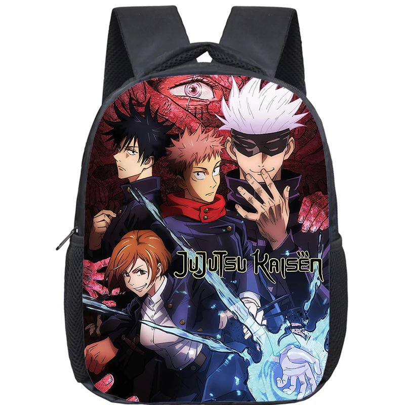 Anime Jujutsu Kaisen Backpack Children School Bags Manga Gojo Satoru Yuji Itadori Backpack Boys Girls Kindergarten Book Bag