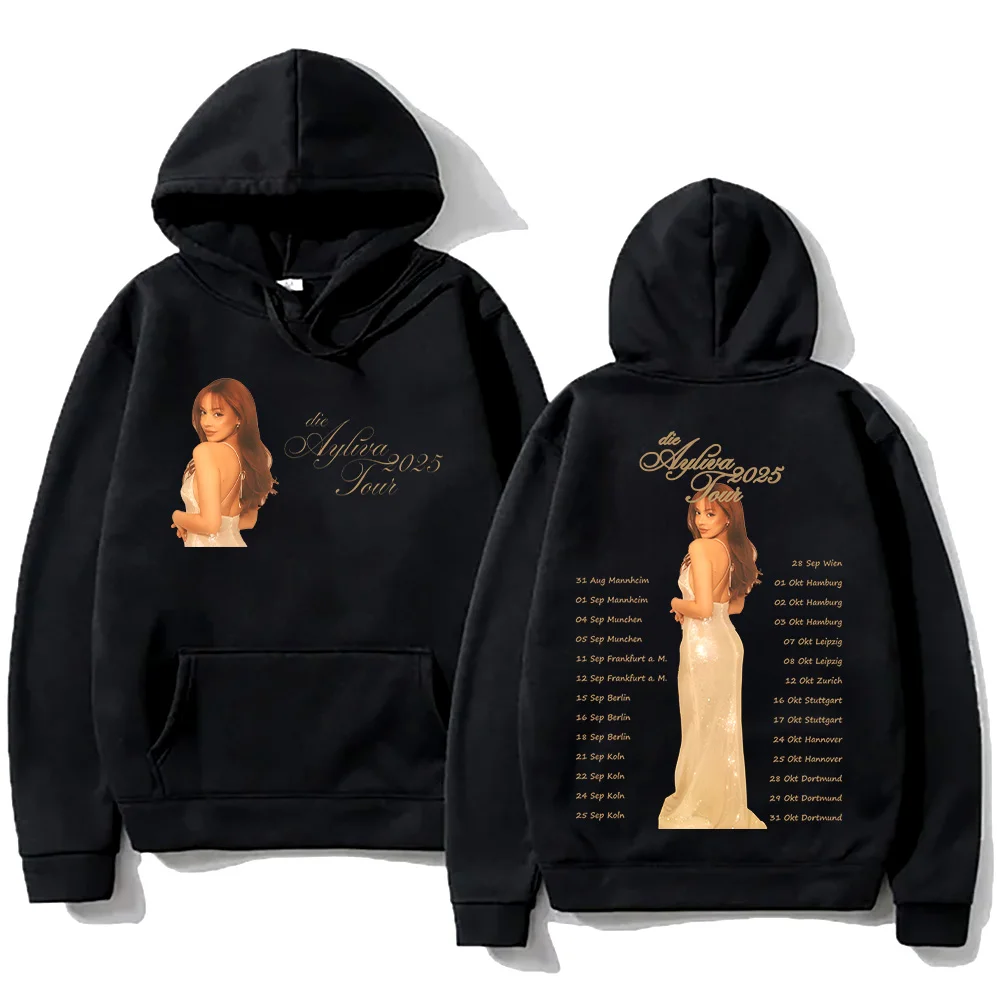 يموت Ayliva جولة 2025 هوديس Ayliva بلوزات جديدة اتجاهات الملابس الجمالية الخريف الأساسية النساء الرجال Y2K البلوز هودي