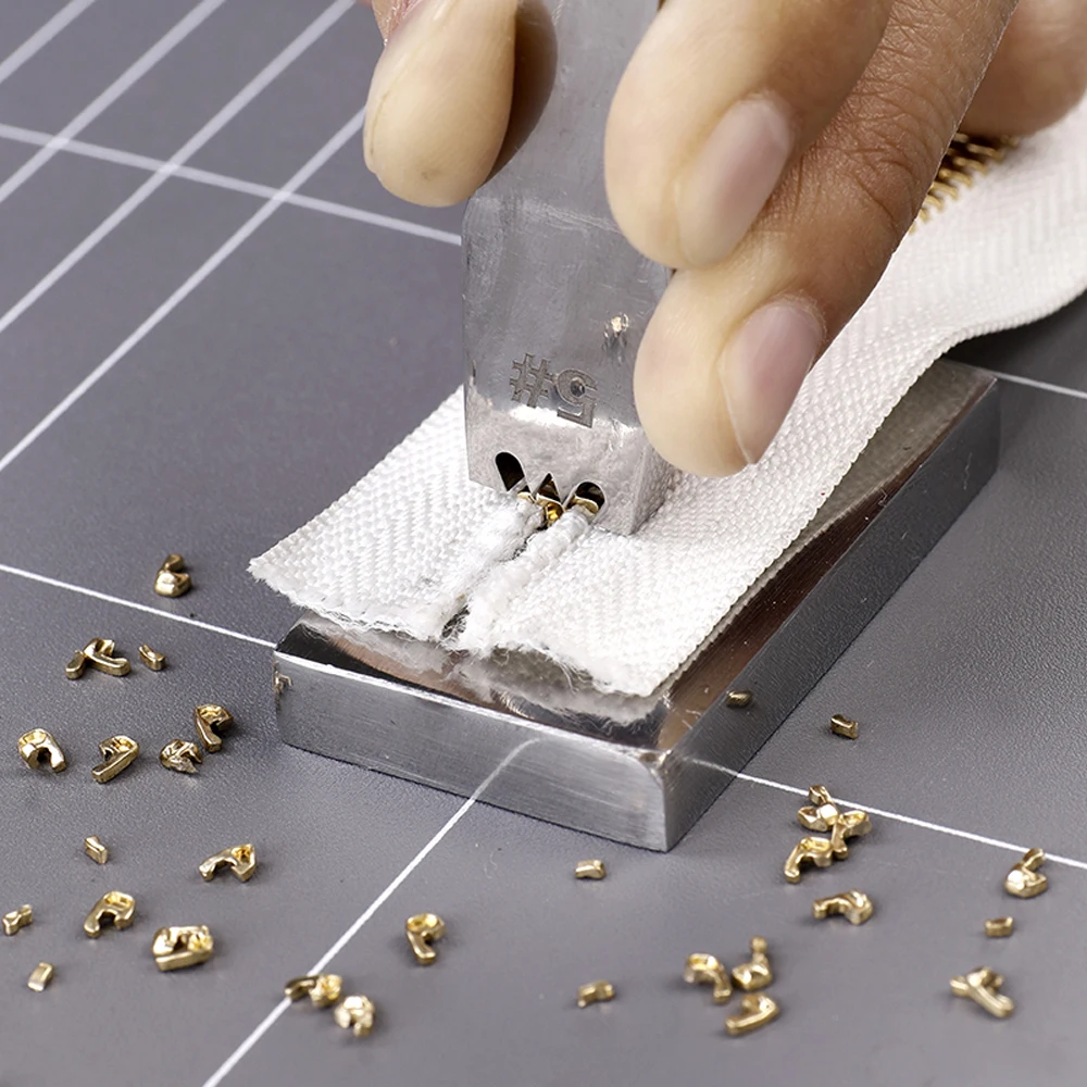 

3# / 5# Zipper Teeth Remover Set DIY Handcraft Zipper Gear Remover Set Stainless Steel Leather Tools DIY Craft Install Tool