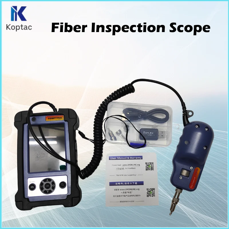 

AUA-400 Fiber Optic Inspection Scope Probe Monitor Fiber Optic Scope Fiber Inspection Camera