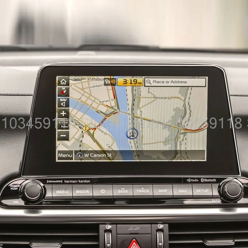 

Защитная пленка для экрана, закаленное стекло для Kia Forte 2019-2022, 8-дюймовый автомобильный радиоприемник, GPS-навигация, защита от царапин