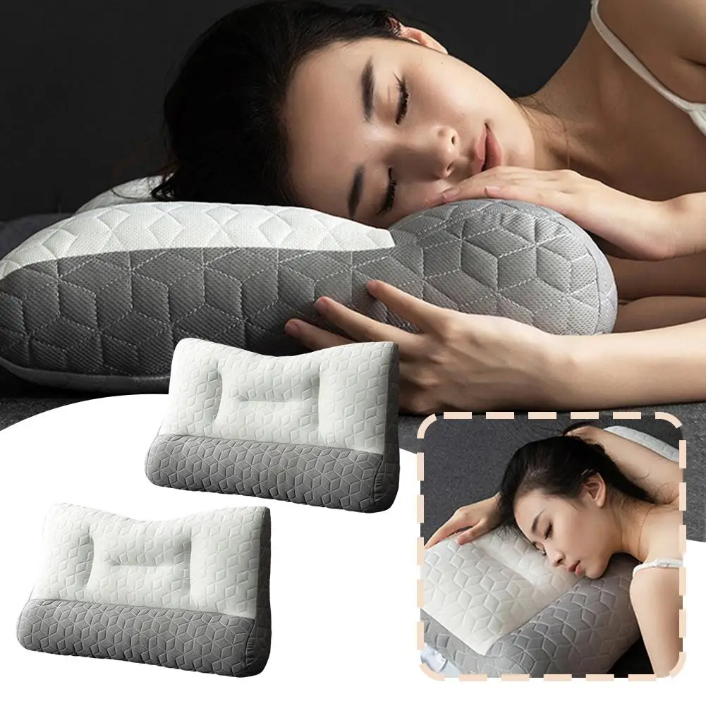 Air Circulation Pillow Sleeping Position Support Anti-traction Latex Pillow Sleep Neck Pain Relief Slow Rebound Pillows