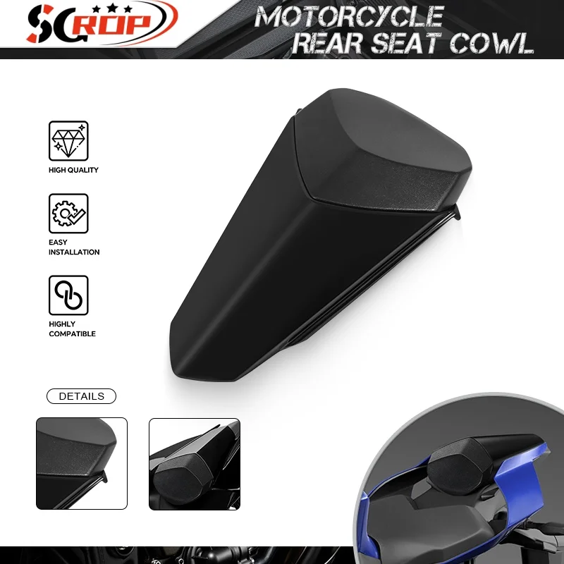 

Newlest Motorcycle Single Solo Fairing Rear Passenger Seat For YZF R1 R6 R7 Pillion Rear Seat Cover Cowl Accessories r1 r6 r7