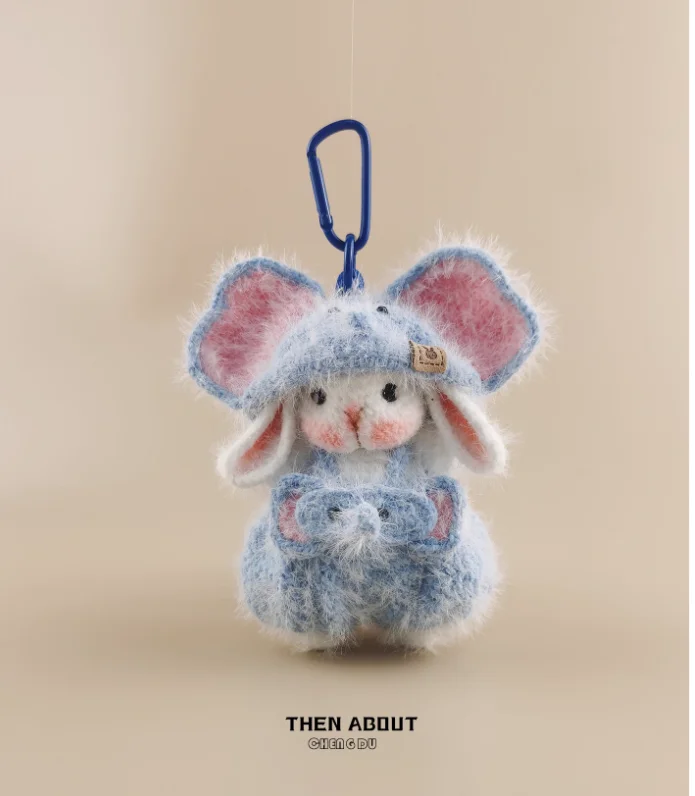 

Маленькая милая шляпа слона, конфеты, кукла-кролик, сумка, подвеска, брелок, подарок для пожилых людей