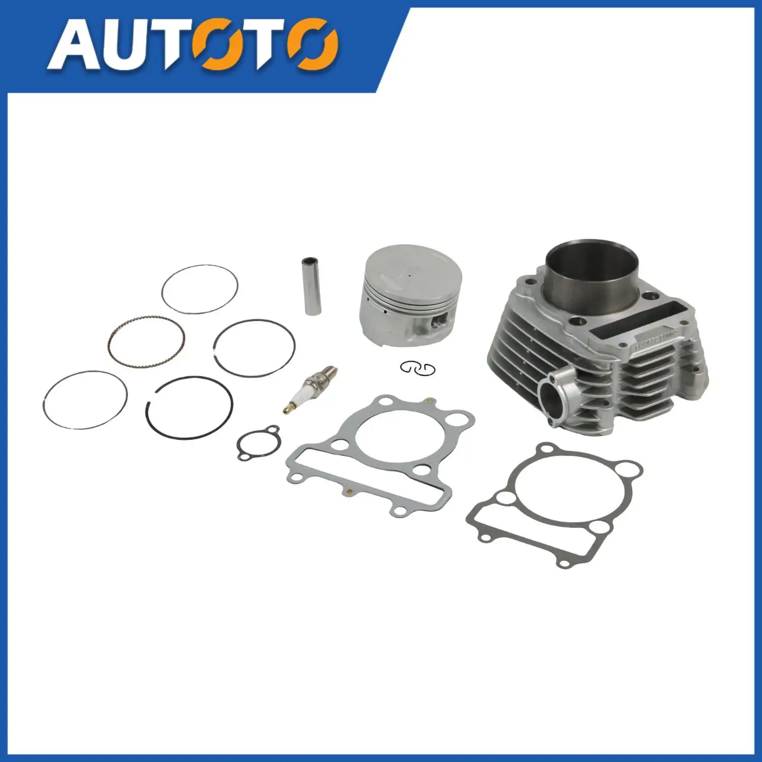 

1 set New Cylinder Piston Gasket Top End Kit 70mm w/ spark plug For XT225 TTR225 TTR230 Yamaha Motorcycle Replacement Part