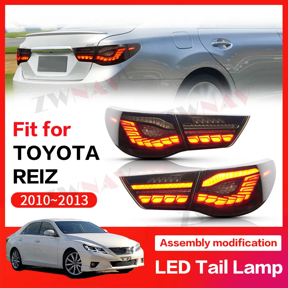 

Car LED Tail Light Assembly 2Pcs ​For Toyota REIZ 2010 2011 2012 2013 Car Accessories Rear Running Lamp Brake Reverse Dynamic