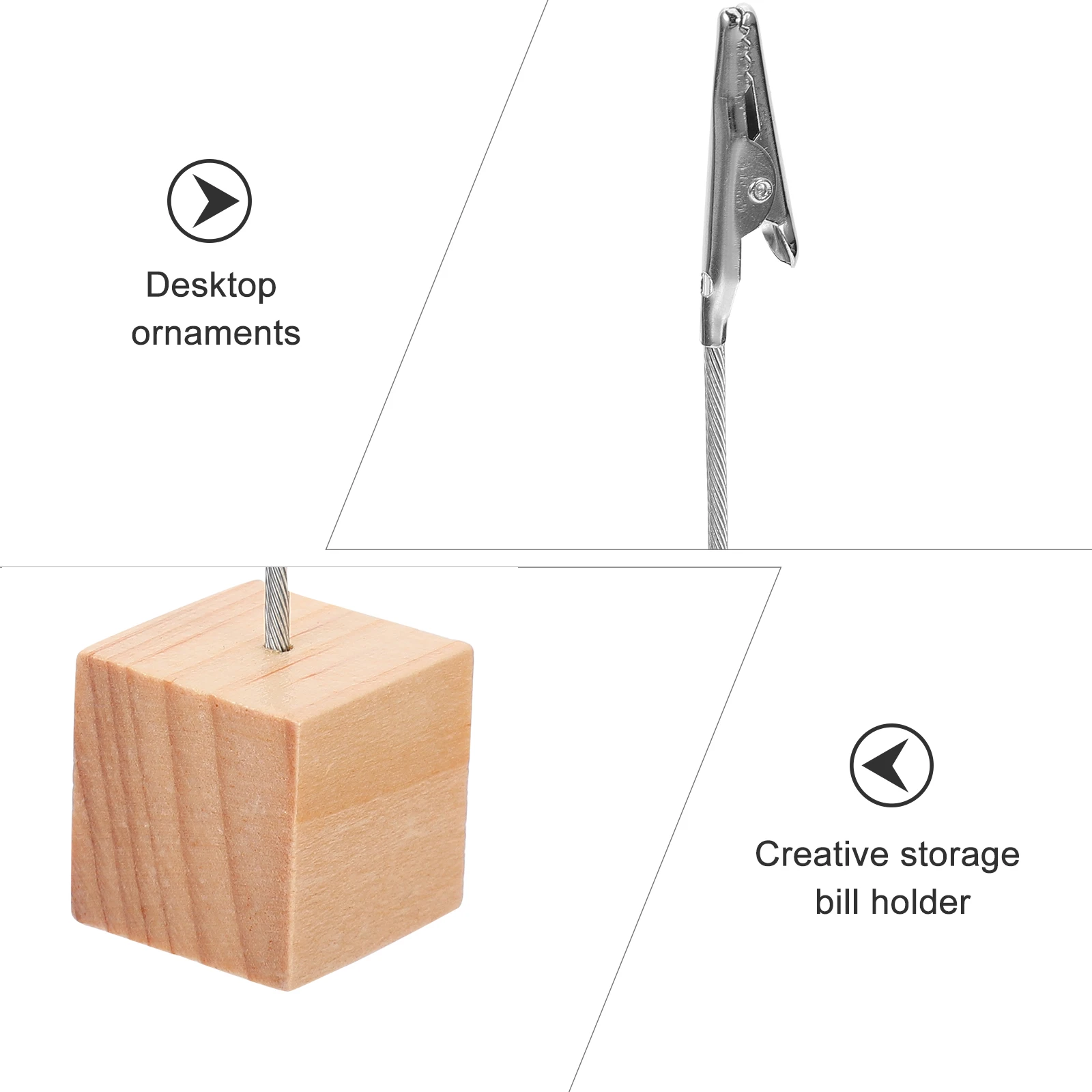 6 قطعة سطح المكتب التمساح كليب المنظم عقد قوي متعة تصميم رائع للصور بطاقات بريدية بطاقات الاسم الإبداعية مذكرة المشبك