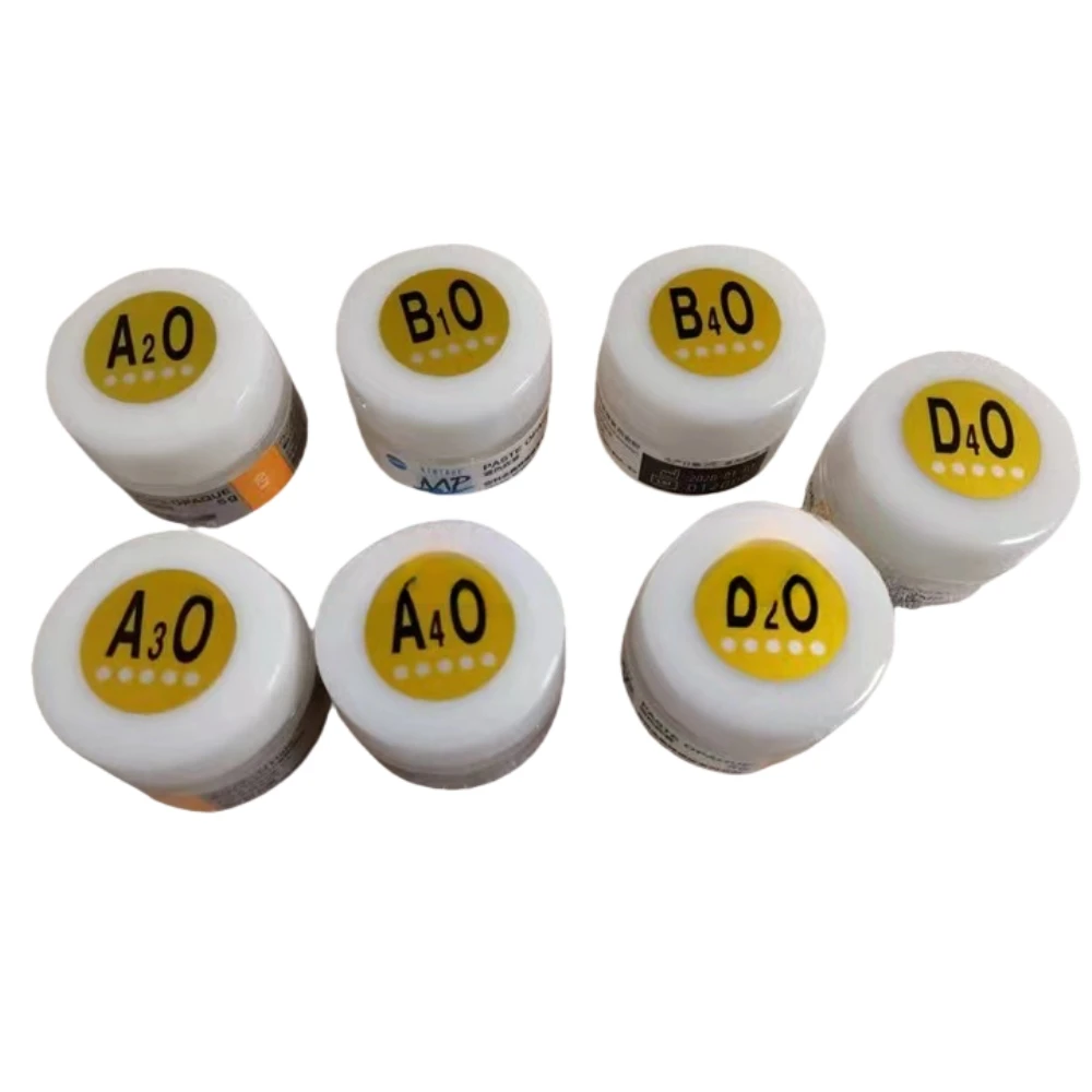 5g/bottle Dental SHOFU VINTAGE HALO Metal Porcelain Paste Dentistry Materials Opaque A1O-D4O Metal Porcelain Dental Lab Material