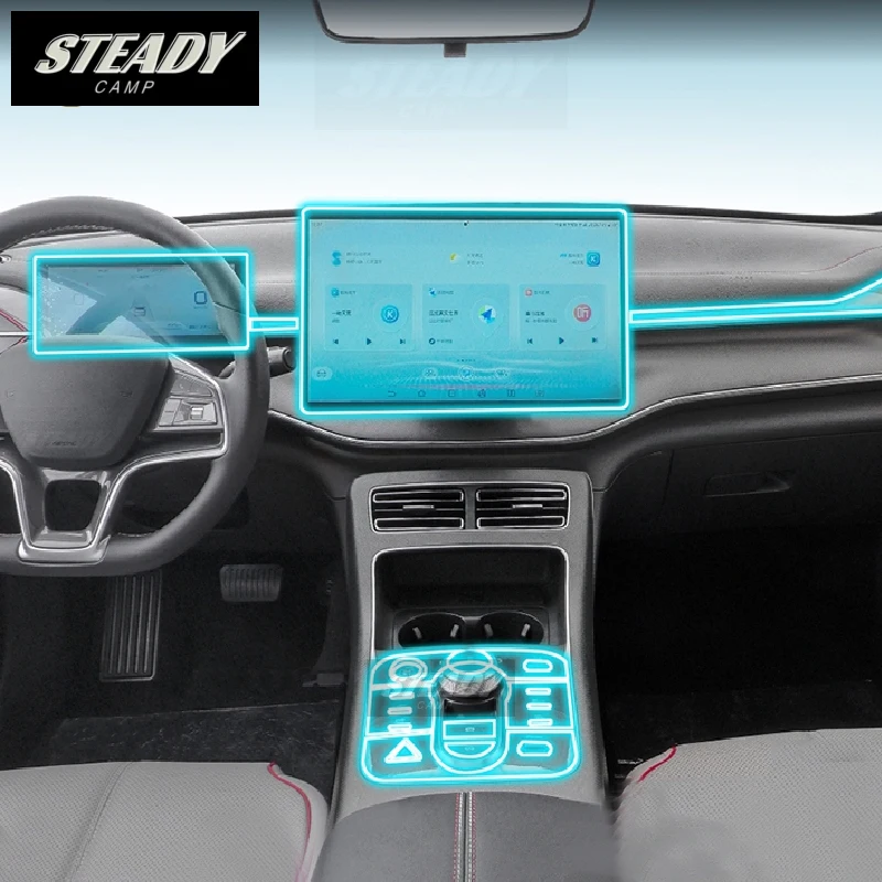 

For BYD Destroyer 05 2022-2023Car Interior Center Console Transparent PPF-TPU Protective Film Anti-scratch Repair Accessori