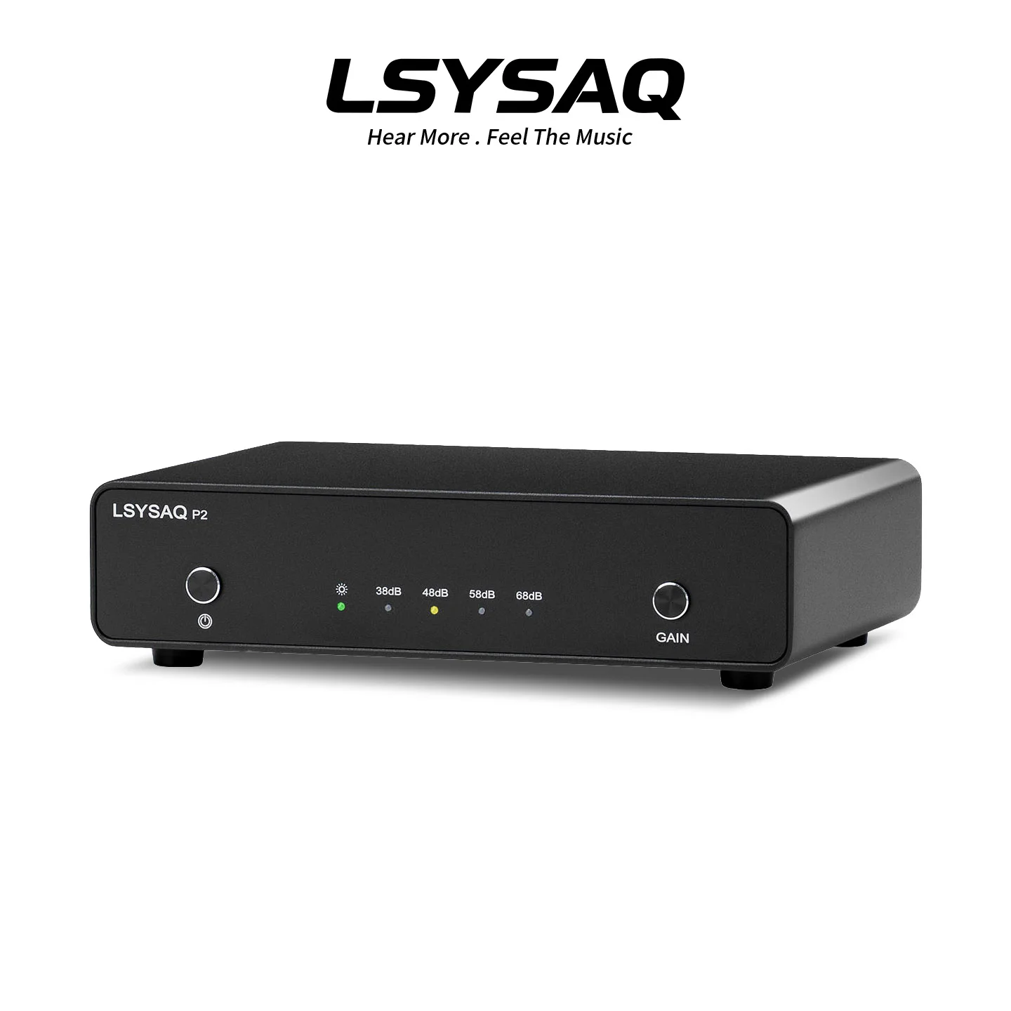 LSYSAQ P2 Фоно-предусилитель MM MC Hi-Fi для проигрывателя виниловых пластинок с эквалайзером RIAA, 4-уровневым усилением, NE5532, LME49720.
