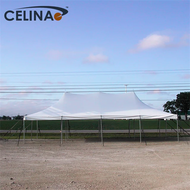 20X40ft New Outdoor  Tent Outdoor Premiere I White PVC Pole Tent for Wedding Party Tents