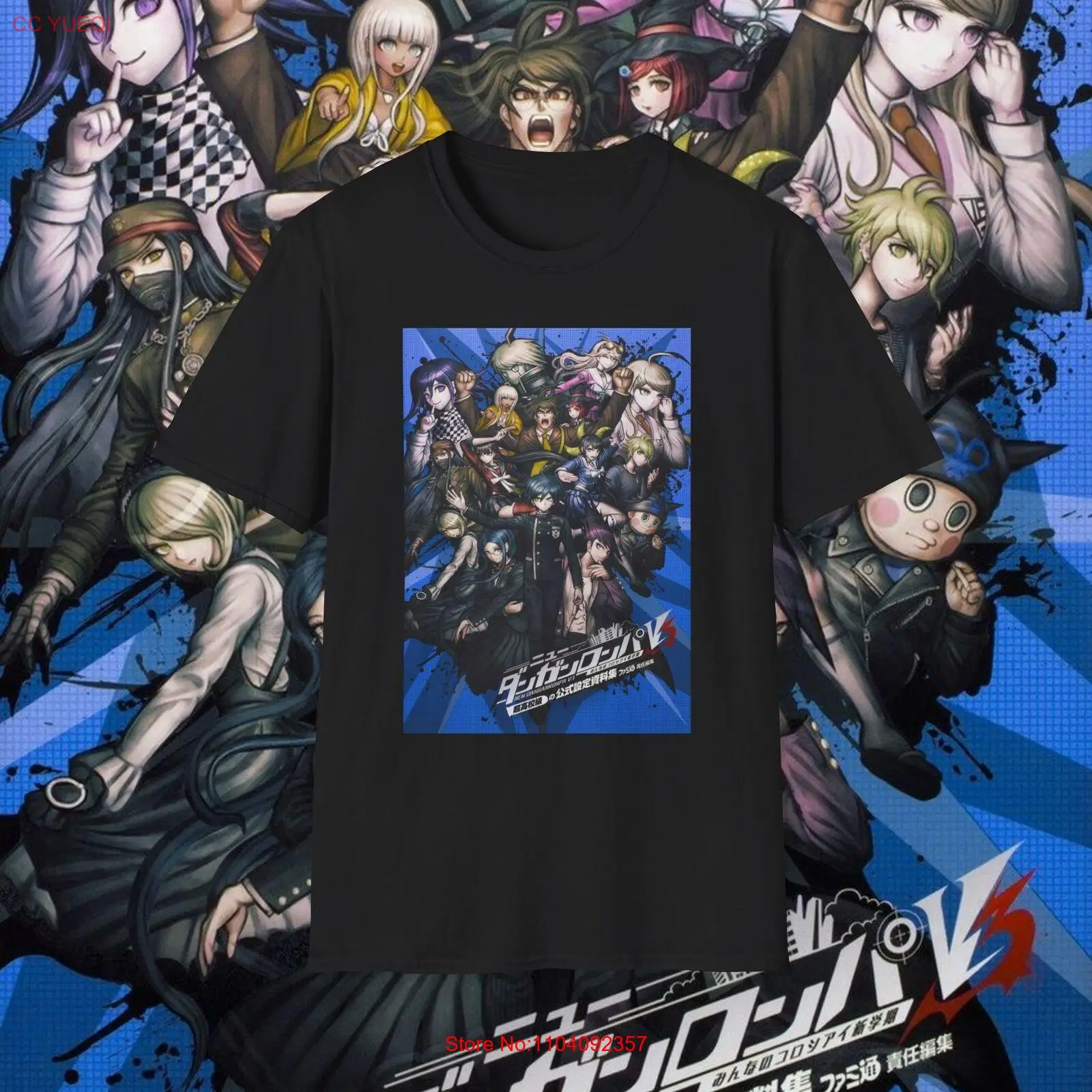 

Danganronpa V3 Shuichi Kokichi Monokuma Junko Unisex Softstyle T-Shirt