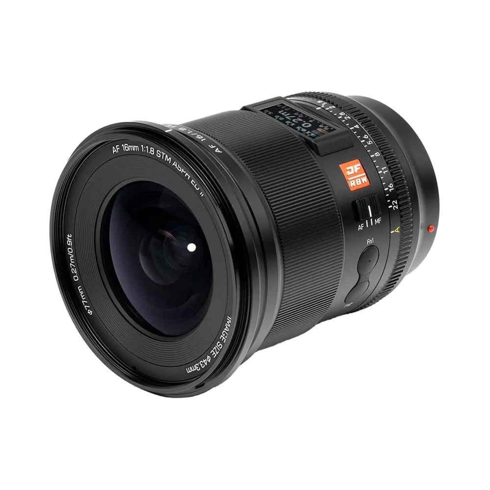 

VILTROX 16mm F/1.8 FE Auto Focus Full Frame Lar Aperture Ultra Wide Angle Lens Built-in LCD Screen so Ny E-Mount Cameras