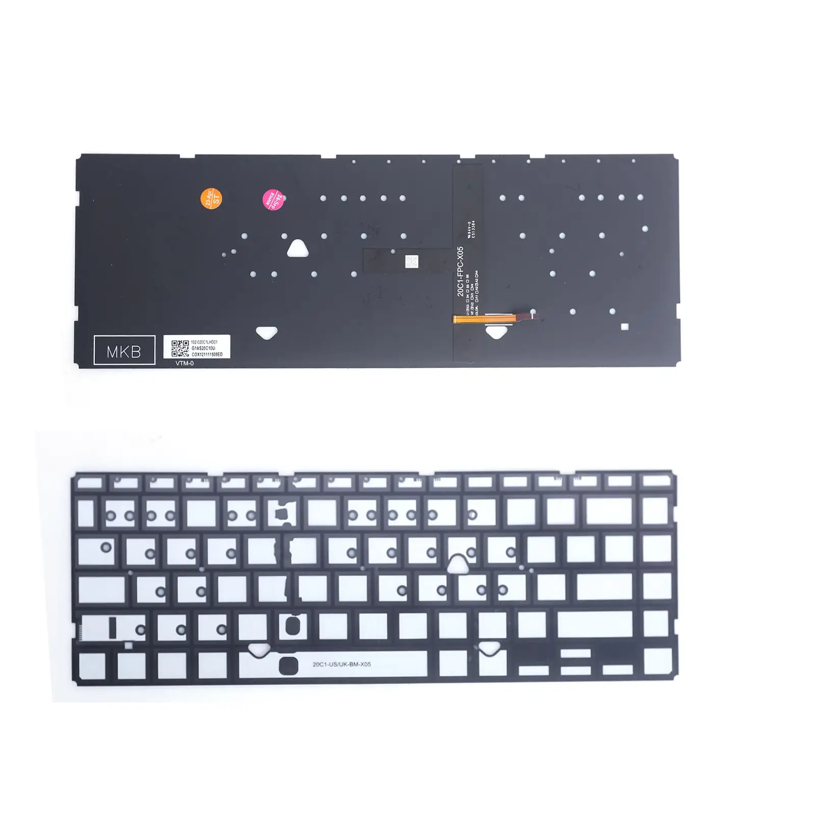 US Laptop Keyboard for ASUS UX435 Gray with Backlit