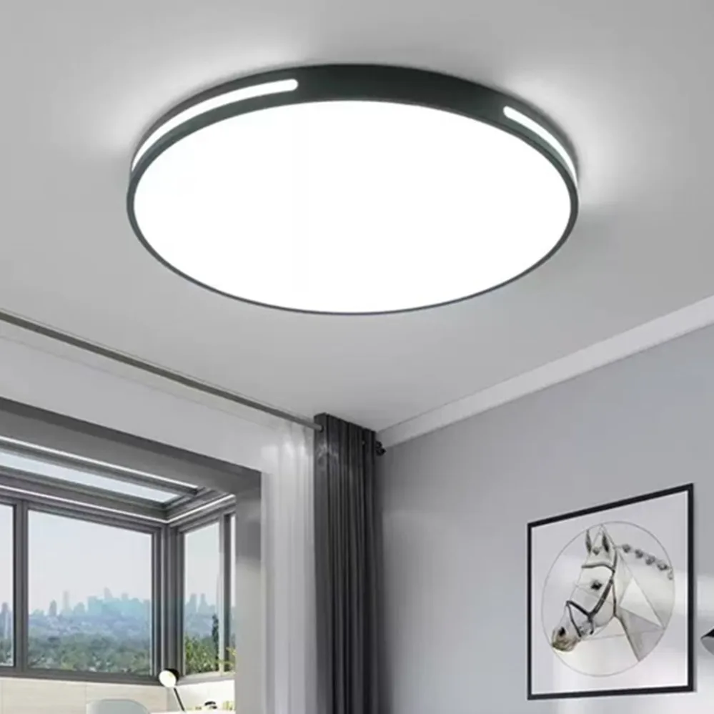 Modern LED Ceiling Lamp Living Room Bedroom Square Round Ceiling Light with Remote Control Dimmable AC 220V Indoor Home Lighting