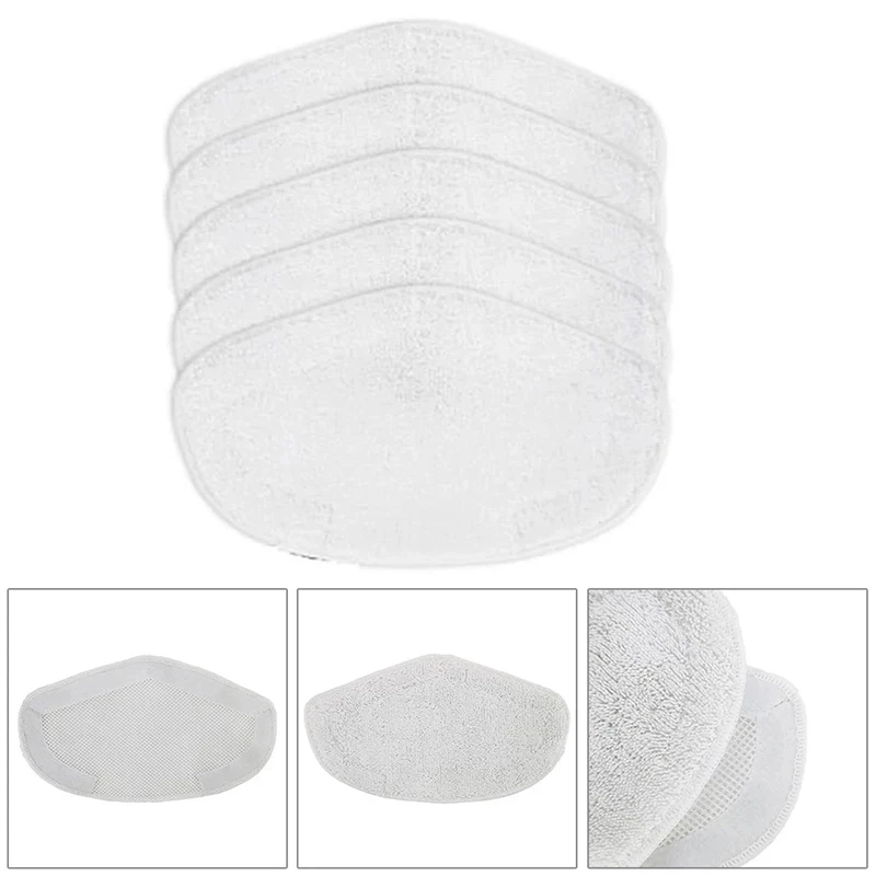 Mop Pads For Polti Kit Vaporetto PAEU0332 Steam Vacuum Cleaner Microfibre Mop Pads Washable Mop Rags Replacement  Accessories