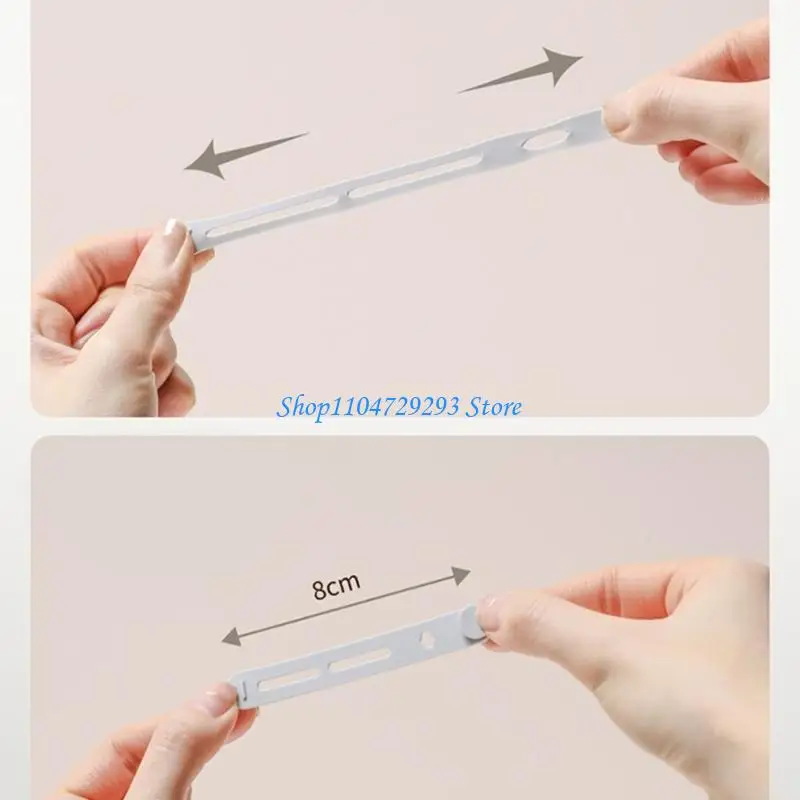 

Y2GD 10Pieces Silicone Cable Ties Set For Home And Office Wire Organizers Set Organizing Wires Efficiently