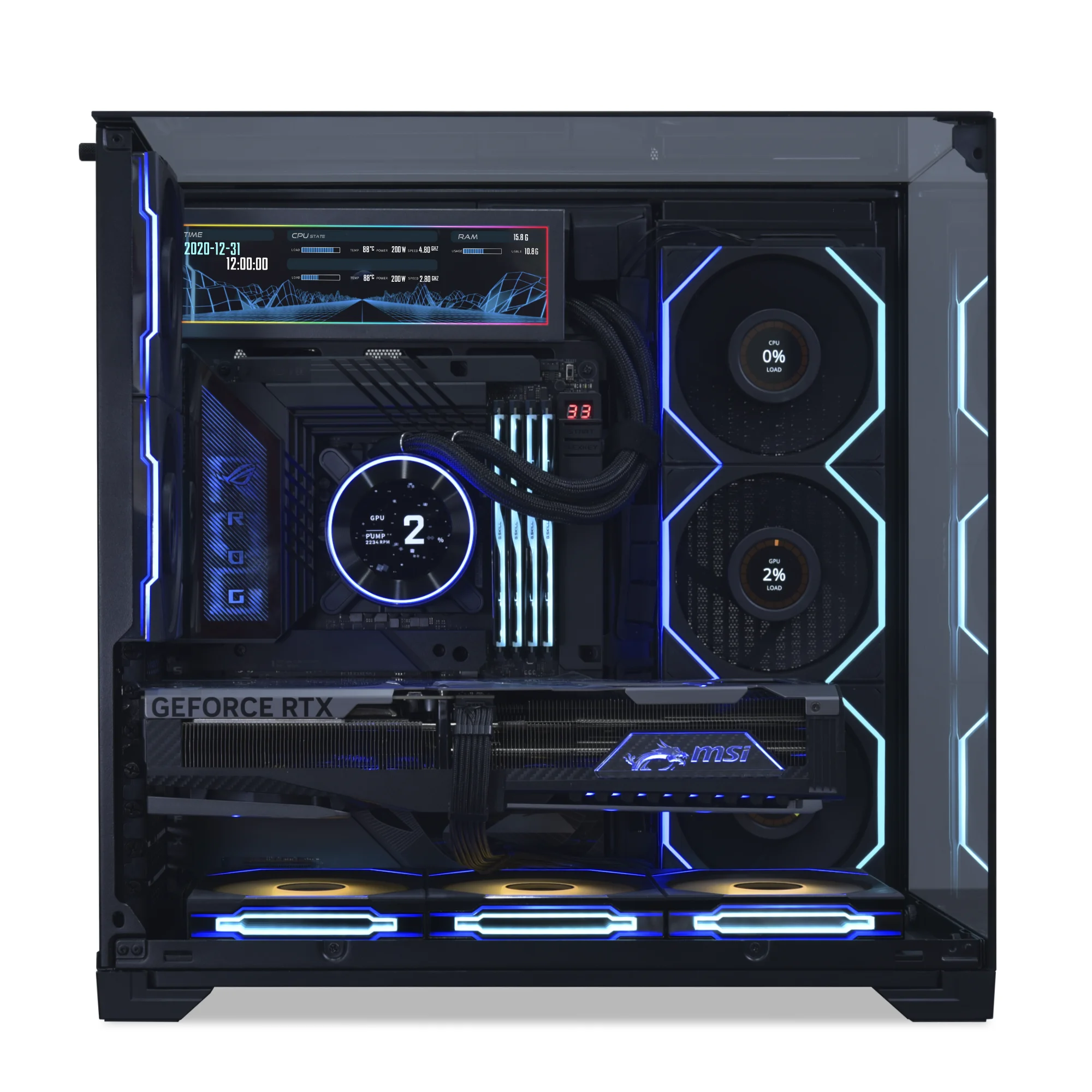 شاشة Lian-Li مقاس 8.8 بوصة عالمية بدقة 1920 × 480 شاشة IPS LCD لحقيبة الكمبيوتر #6