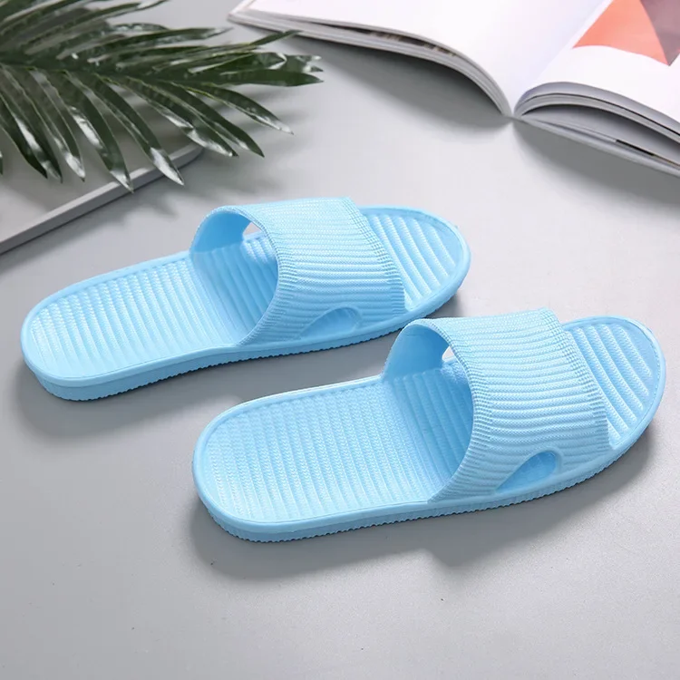 Bathroom Slippers Female Summer Indoor Antiskid Soft Plastic Couple Home Home Bath Shower Slippers Male