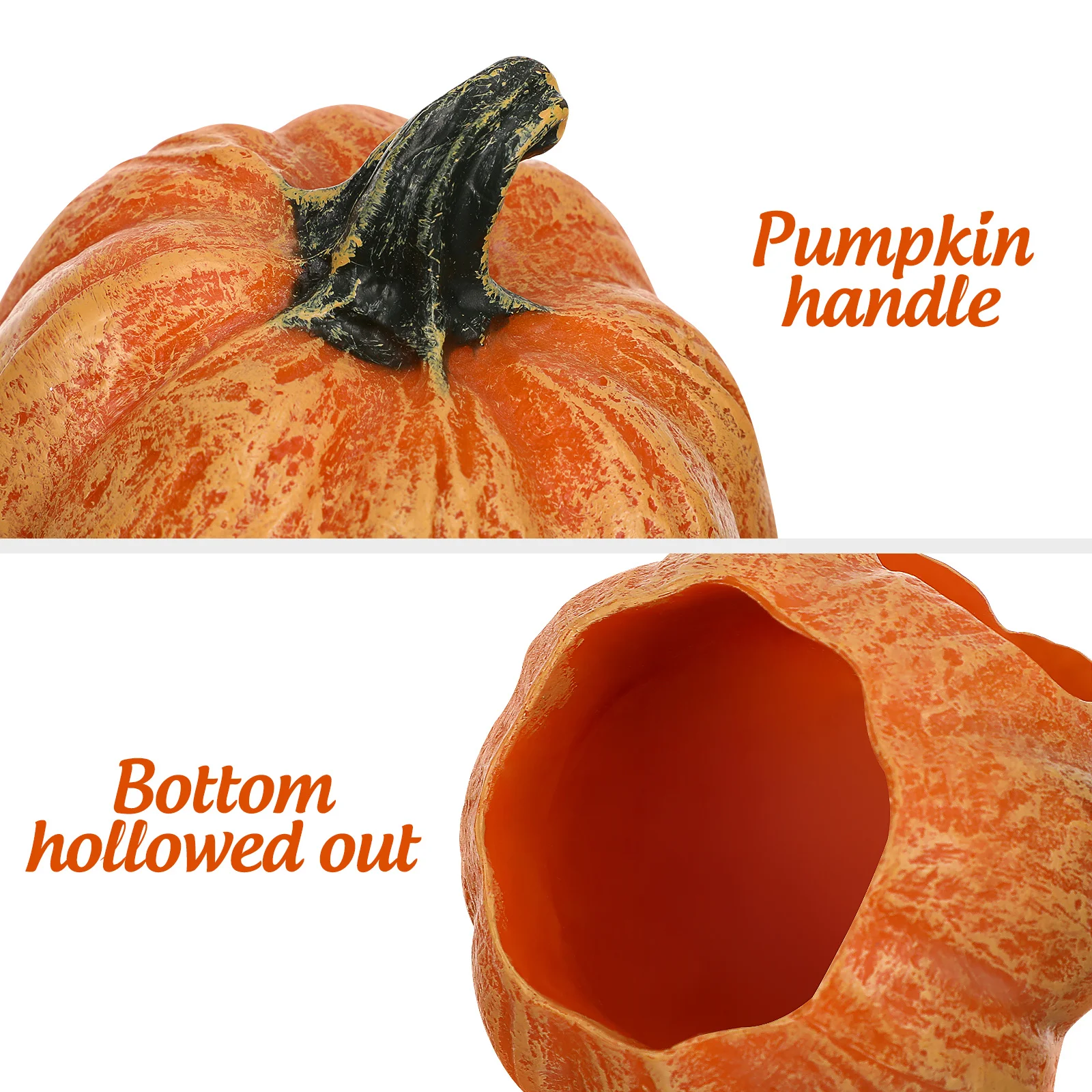 

Resin Fish Tank Pumpkin Aquarium Decoration Rest House Aquarium Prop for Fish Shrimp Natural Resin Habitat