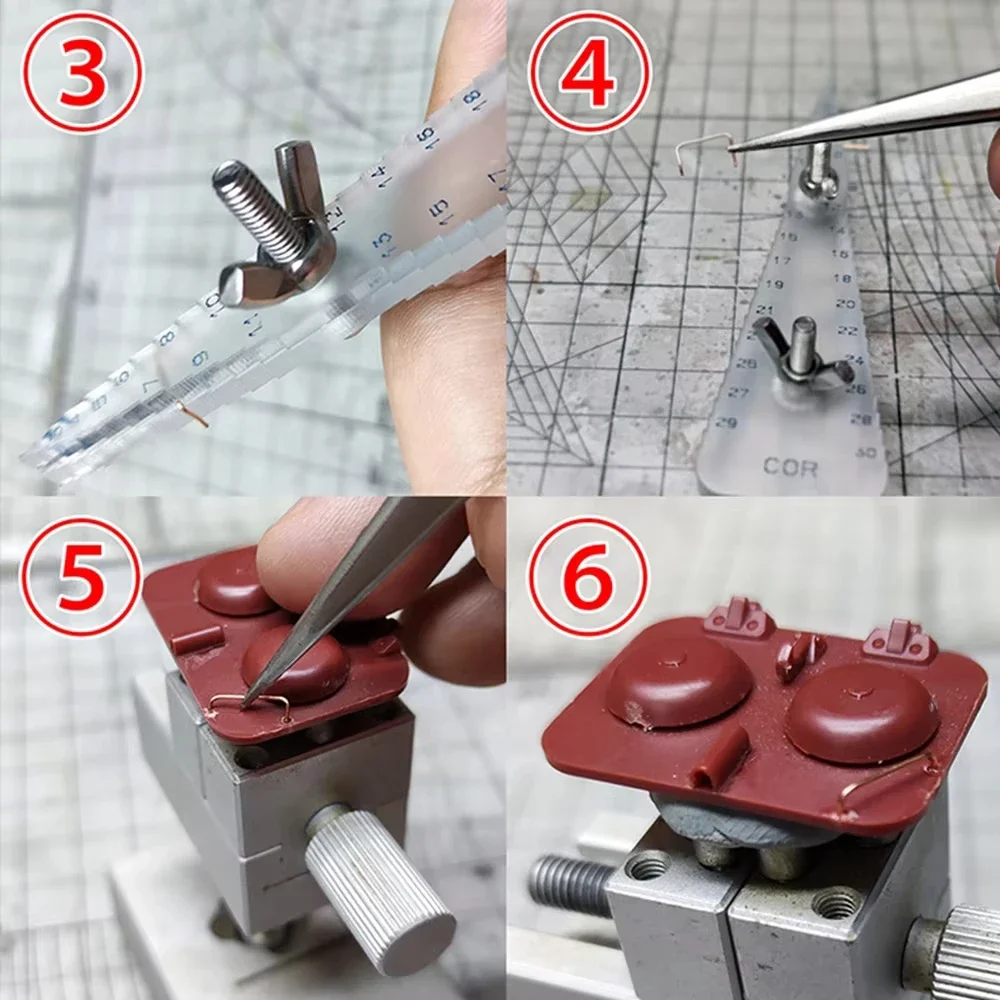 ملحقات أدوات ثني البلاستيك والمعادن أدوات يدوية لصنع نماذج ذاتية الصنع/أنبوب معدني/سلك نحاسي/ورقة محفورة مجموعة واحدة