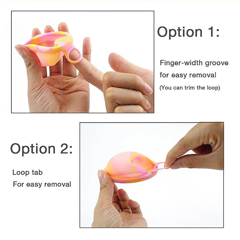 Feminy Medical Silicone Menstrual Disc With Ring Reusable Disc Flat Fit Design Cup Collector Feminine Hygiene Period Disk