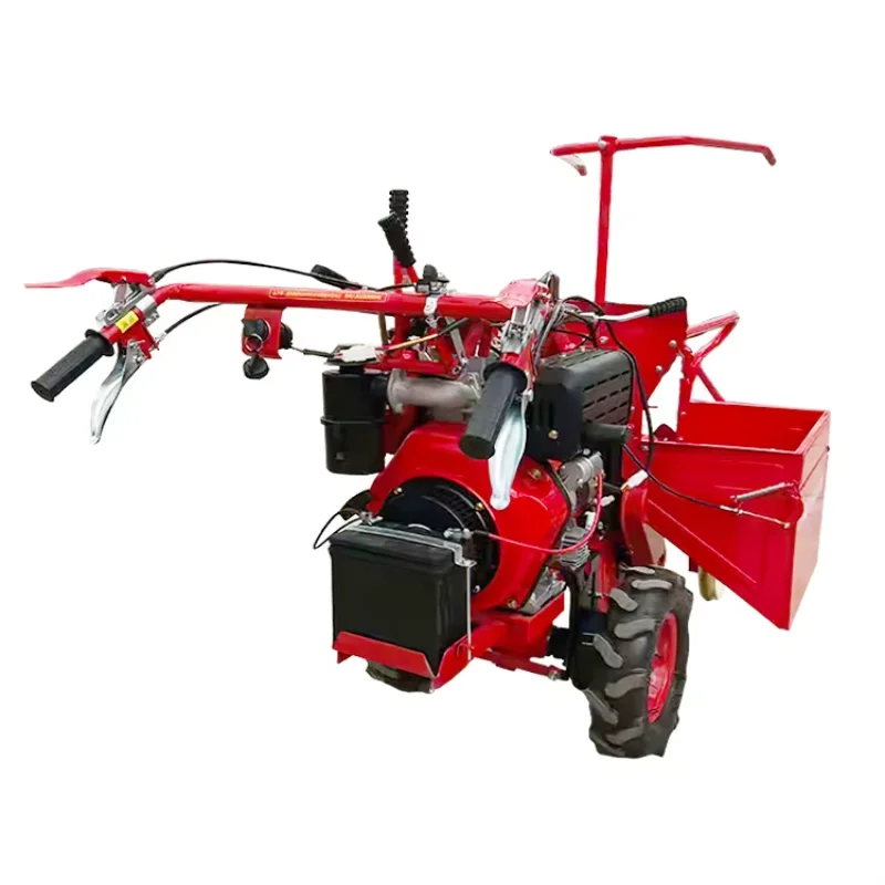 Mini Farm Sweet Corn Harvester Low Price Combined Maize Corn Harvester with Engine and Gearbox Made in China - Image 3