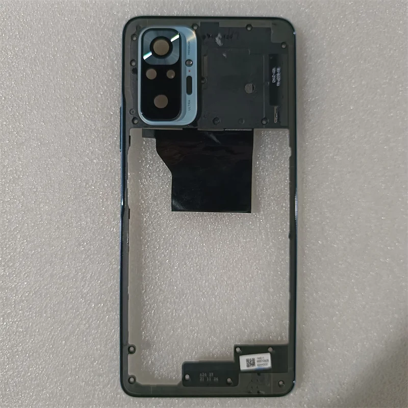 Middle Frame For Xiaomi Redmi Note 10 Pro 4G M2101K6G Middle Frame Front Housing Bezel Replacement Part With Side Button Key