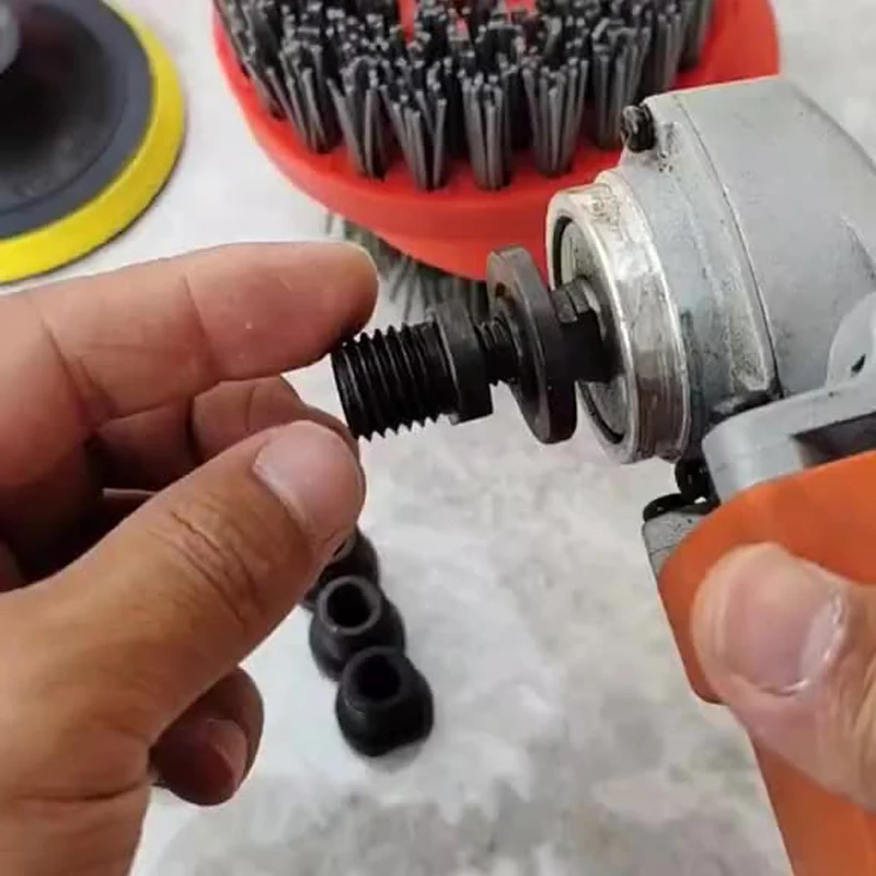 زاوية طاحونة الموضوع تحويل محول M10 M14 16 الجوز ربط قضيب داخلي إلى موضوع خارجي أداة السلطة DIY بها بنفسك اكسسوارات 1 قطعة #4