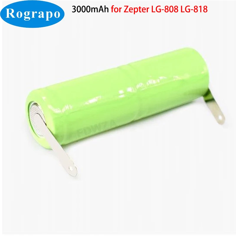 2.4V 3000mAh akumulator NI-MH do zeptera LG-808 LG-818 ACNS 2KR-1300SC 2S-3000SC