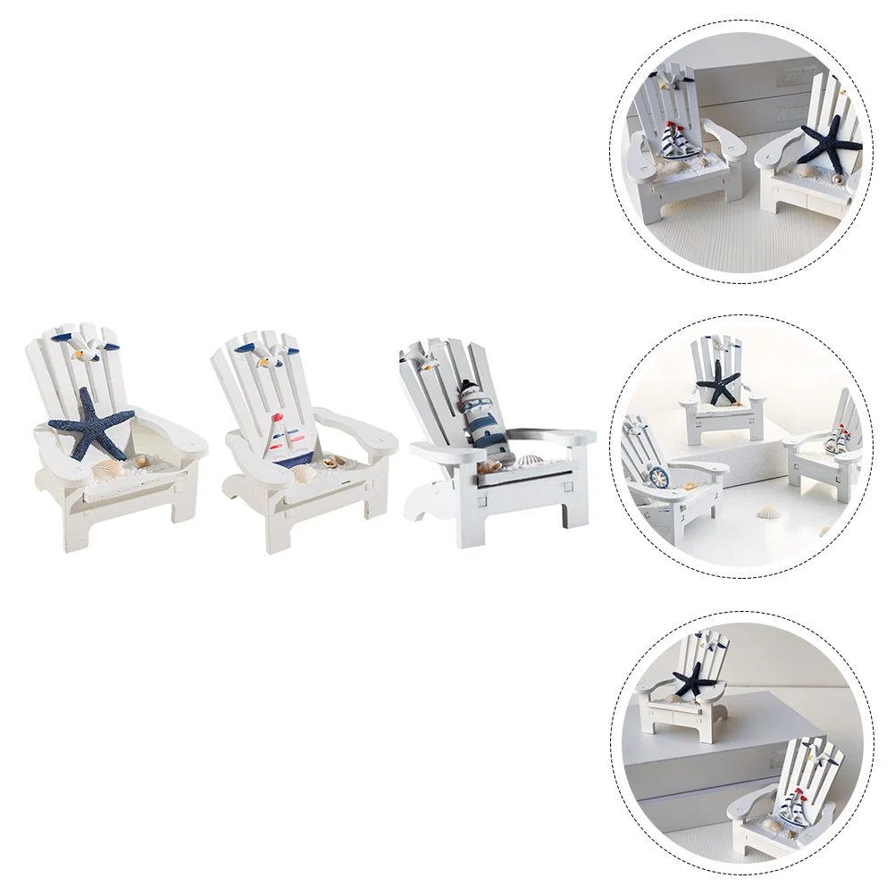

Ornaments Beach Decoration Home Ocean Theme House Folding Decorative Desktop Office Beachside