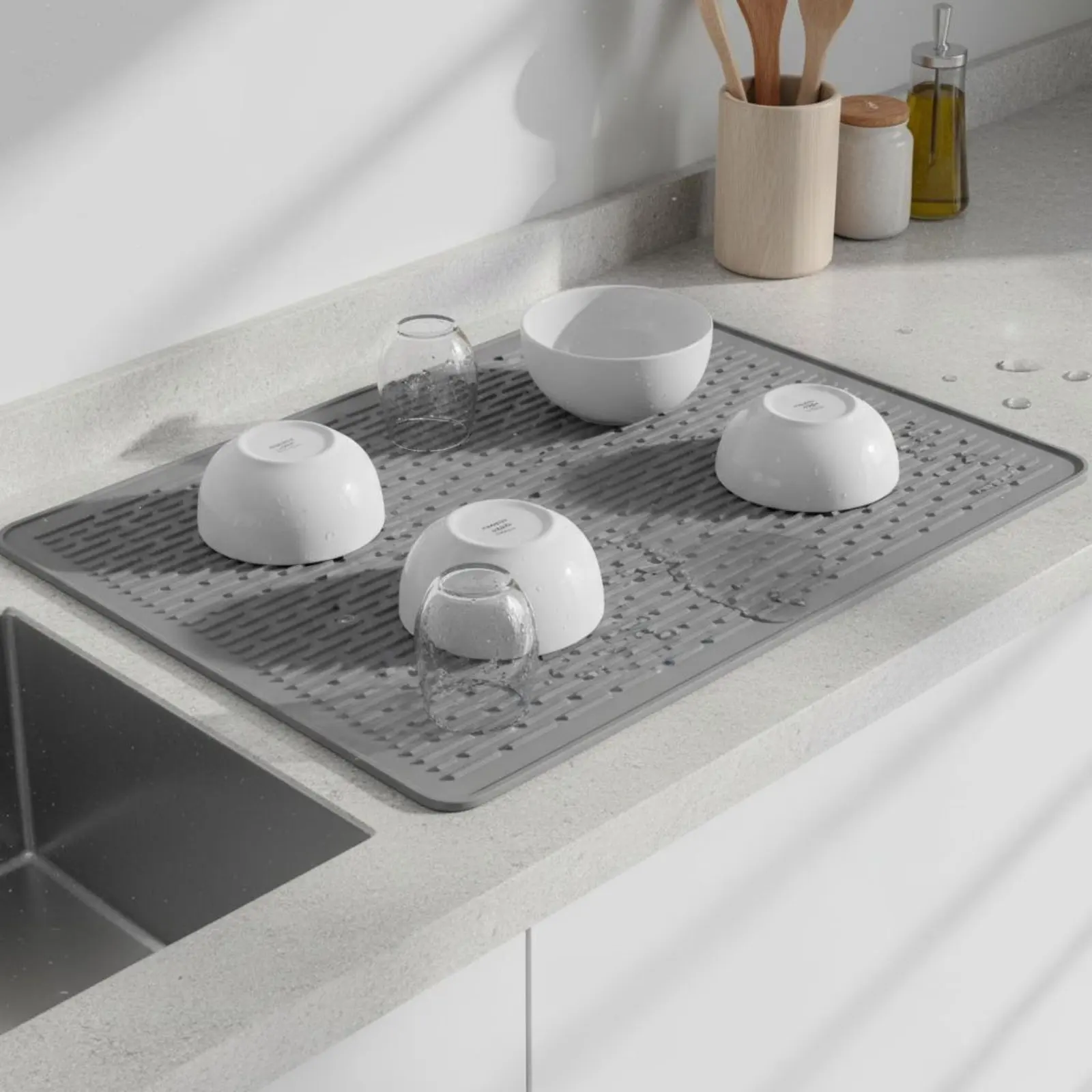 Silicone Cooktop Cover Mat Waterproof Cooktop Top Protector Mat Anti Slip Cooktop Cover Dishwasher Safe Extra Counter Space