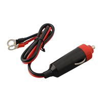 12V Car Power Supply Inverter Wire Convenient Male Plug Car Cigarette Lighter Plug Cable Socket 50cm Long