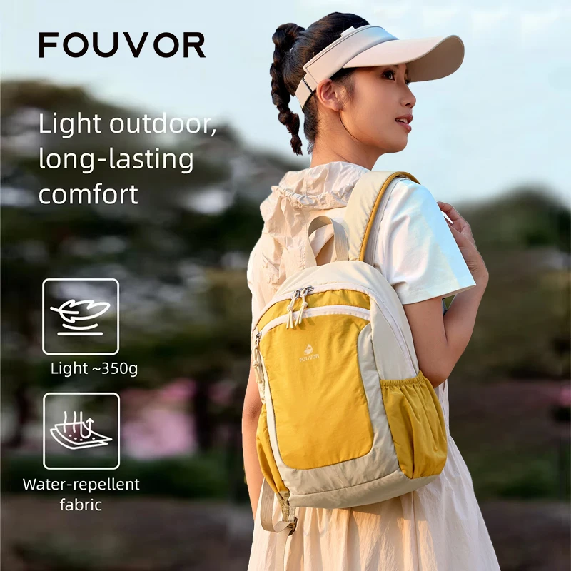 Fouvor 2026 Nuovo Zaino da Donna per Esterni Leggero Piccolo Impermeabile Borsa da Viaggio Casual Daypack Femminile 3068-06 3068-16