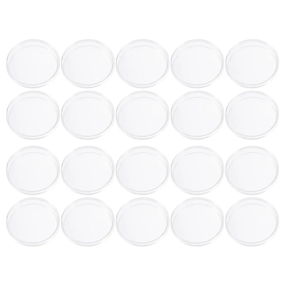 

30 Pcs Culture Petri Dish Plastic Dishes Transparent Laboratory for Yeast with Lids