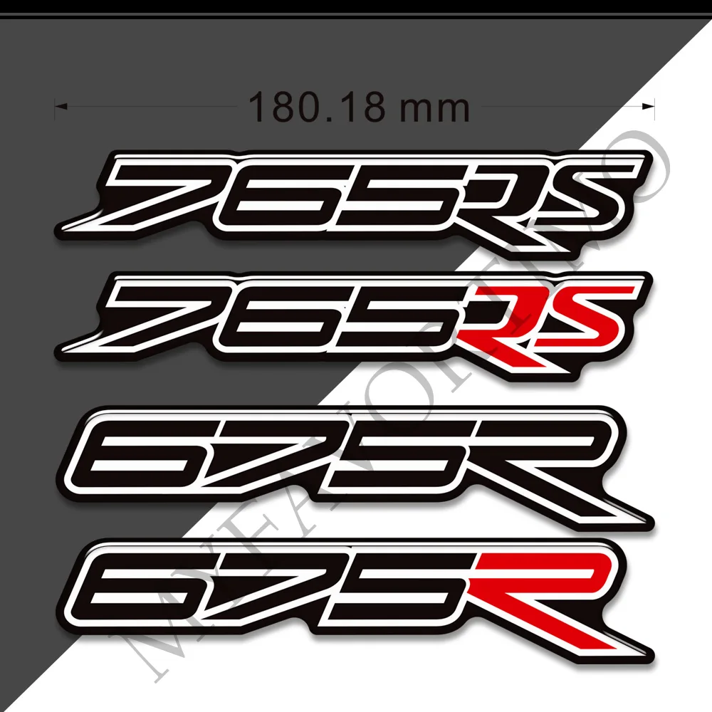 รถจักรยานยนต์สําหรับ Triumph Street Triple Daytona 675 765 R ฿ถังแก๊สน้ํามันเชื้อเพลิงชุดเข่ากระดูกปลา Protector สติ๊กเกอร์ Decals