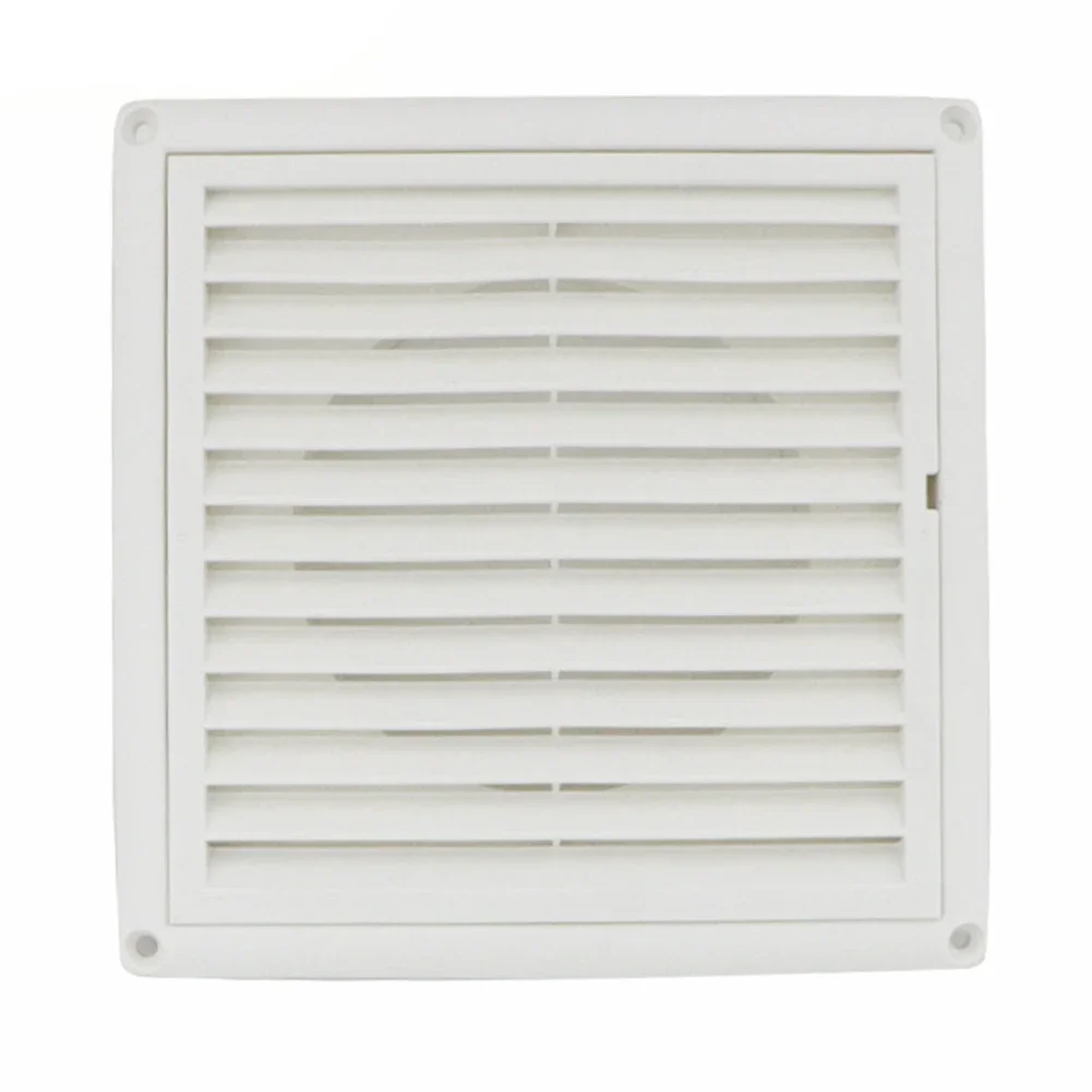 1pcs Air Vent Grille With Fly Screen External Internal Ducting Ventilation Cover ABS-Plastic White Ventilation Cover 100mm-200mm