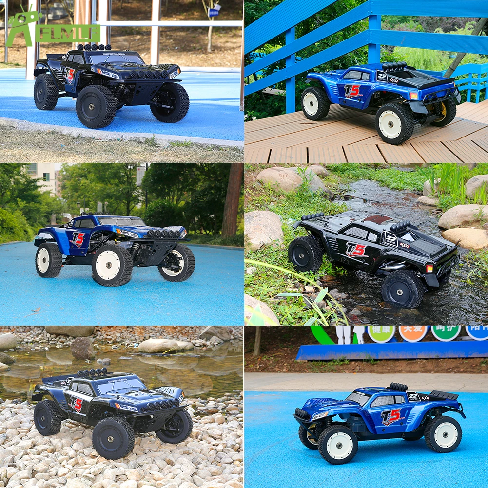 1/5 4WD RC Car Updated Version BER-TRC4 LCD Radio Control Toy Cars Buggy 36CC Gas Engine Two 40KG Servo Truck for ROVAN ROFUN T5