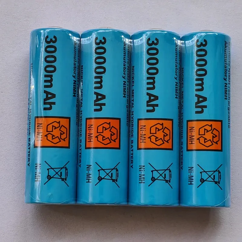 No. 5 aa rechargeable battery 3000 mah ultra-large capacity nickel metal hydride 1.2v rechargeable battery