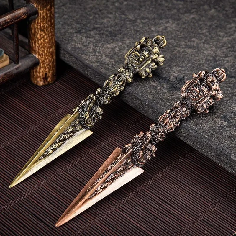 Alloy Tea Needle Buddhist Vajrayana Artifacts Mini Tea Needle Kung Fu Tea Ceremony Accessories Small Ornament Decoration Crafts