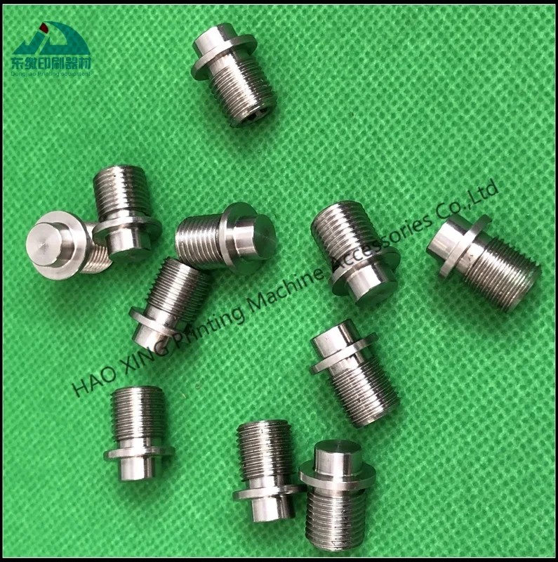 أجزاء آلات الطباعة L2.030.421 برغي قفل من الفولاذ المقاوم للصدأ لملحقات الطباعة هايدلبرغ XL75 CD74 نظام التخميد