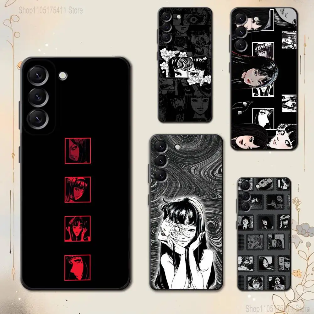 

T-Tomie J-Junji Ito Phone Case For Samsung Galaxy A 73,72,51,53,52,71,22,5G,Note,J7,8,9 Soft Black Cover